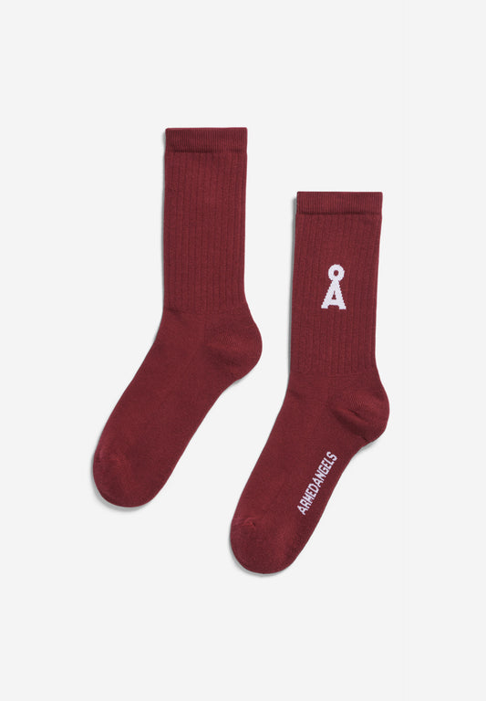 Armedangels - SAAMUS BOLD Accessoires Socken cranberry juice