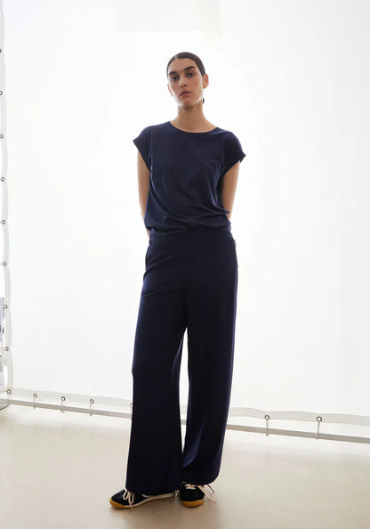 Armedangels - HIMAARI JERSEYHOSE tinted navy - WERTE FREUNDE