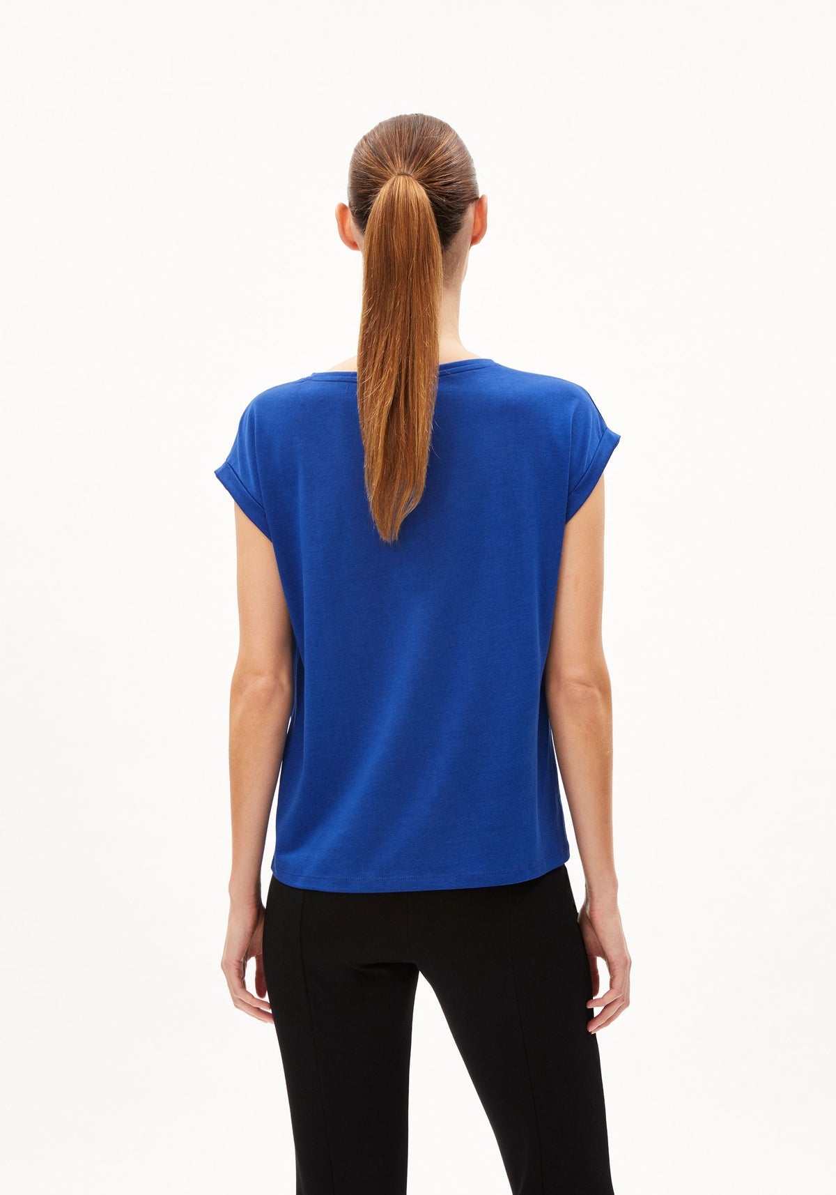 Armedangels - JILAANA T-Shirt dynamo blue - WERTE FREUNDE