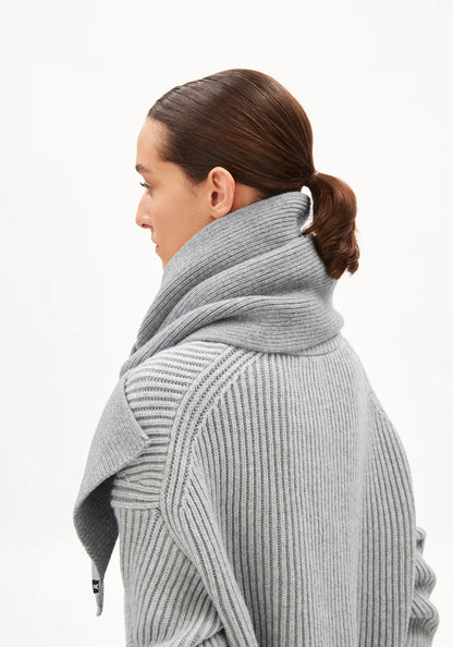 Armedangels - CLAASAS Accessoires Schal light grey melange - WERTE FREUNDE