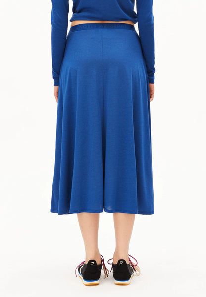 Armedangels - ILENIAA LARAA MIDI-ROCK dynamo blue - WERTE FREUNDE