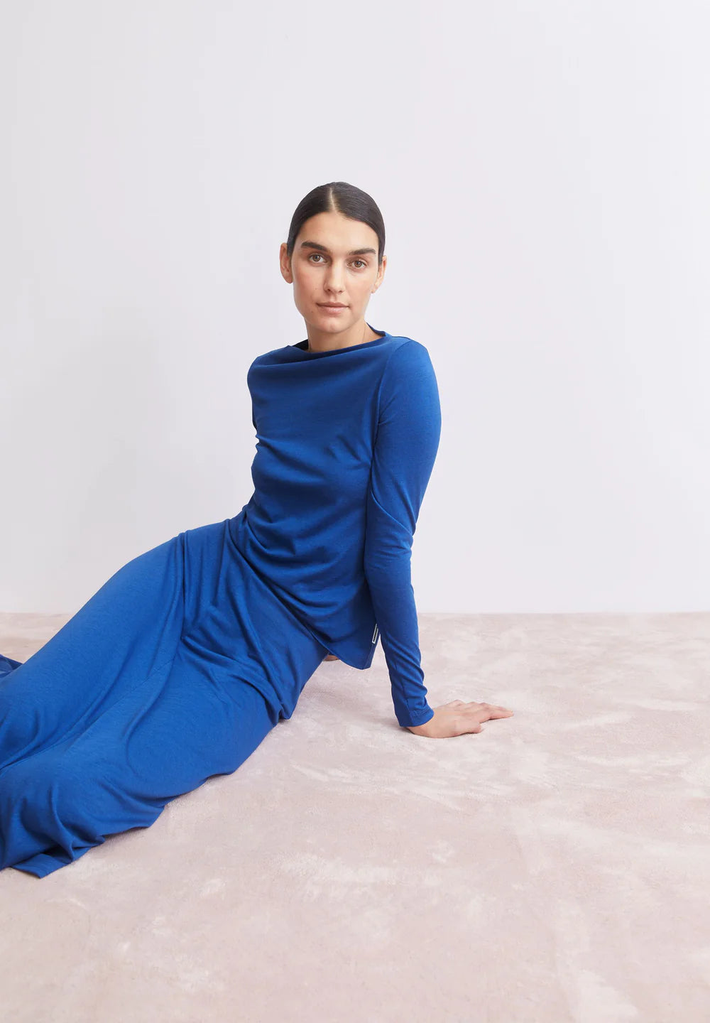 Armedangels - ILENIAA LARAA MIDI-ROCK dynamo blue - WERTE FREUNDE