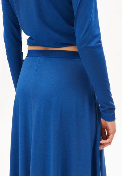 Armedangels - ILENIAA LARAA MIDI-ROCK dynamo blue - WERTE FREUNDE