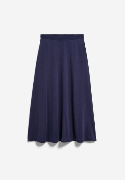 Armedangels - ILENIAA LARAA MIDI SKIRT tinted navy - WERTE FREUNDE