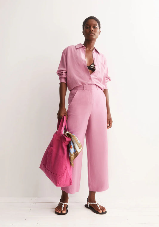 Armedangels - CAARUNUS LINO PANT washed berry - WERTE FREUNDE