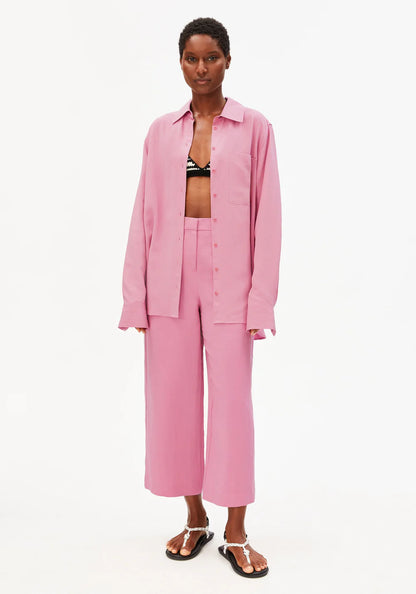 Armedangels - CAARUNUS LINO PANT washed berry - WERTE FREUNDE