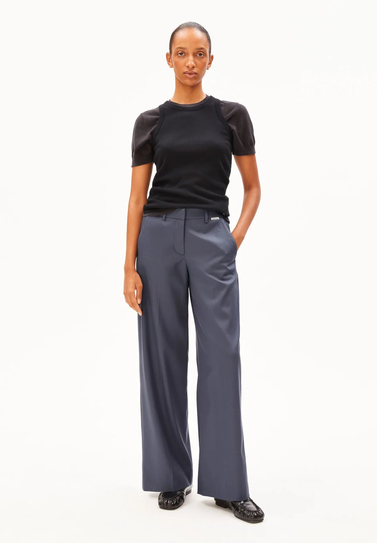 Armedangels - LEANDRAA PANT moonshadow
