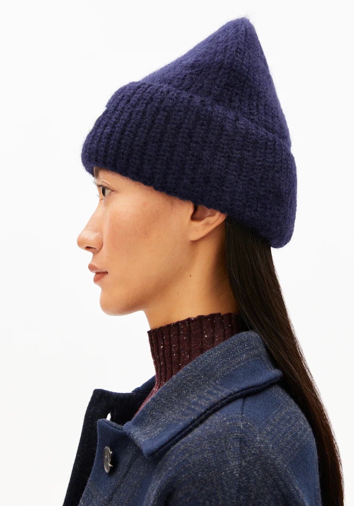 Armedangels - SNOWAA Accessoires Mütze tinted navy - WERTE FREUNDE