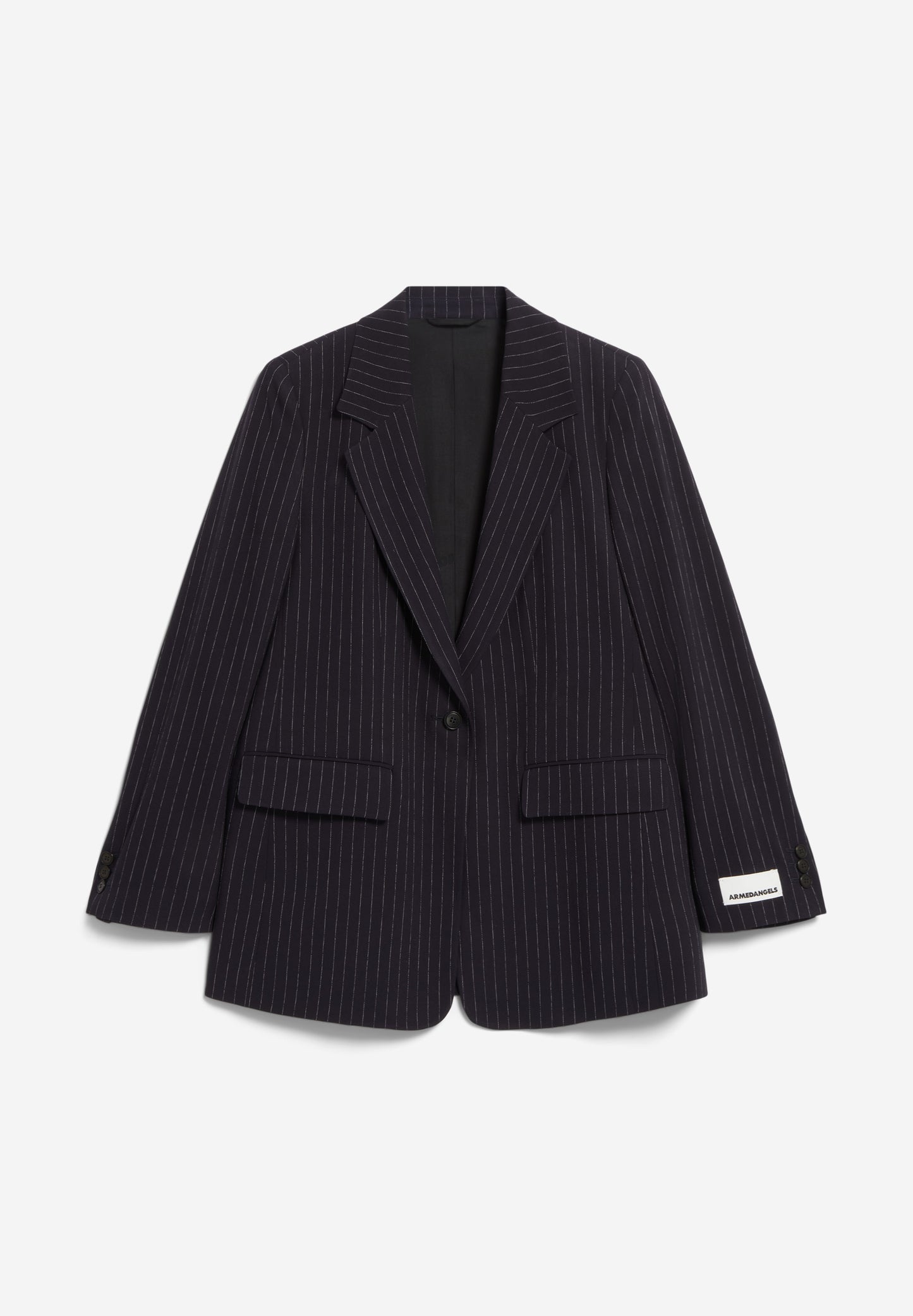 Armedangels - MIKAALA PINSTRIPE Jacken Blazer night sky-white