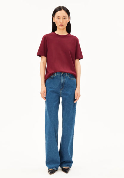 Armedangels - LUALAA T-SHIRT velvet red