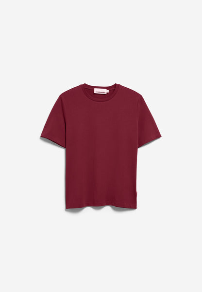 Armedangels - LUALAA T-SHIRT velvet red - WERTE FREUNDE