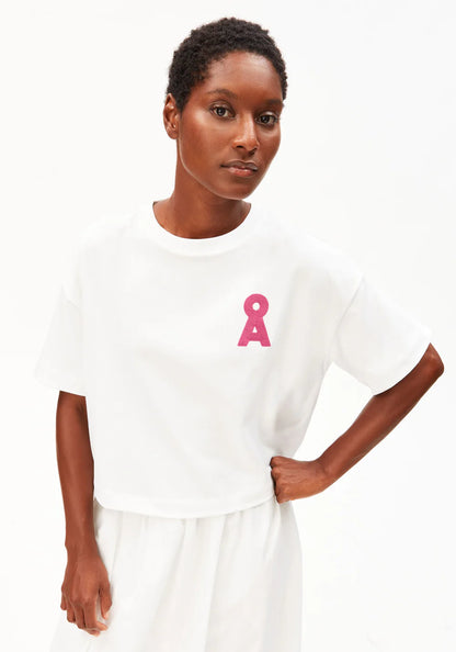 Armedangels - ALBERTARAA Shirts T-Shirt white - WERTE FREUNDE