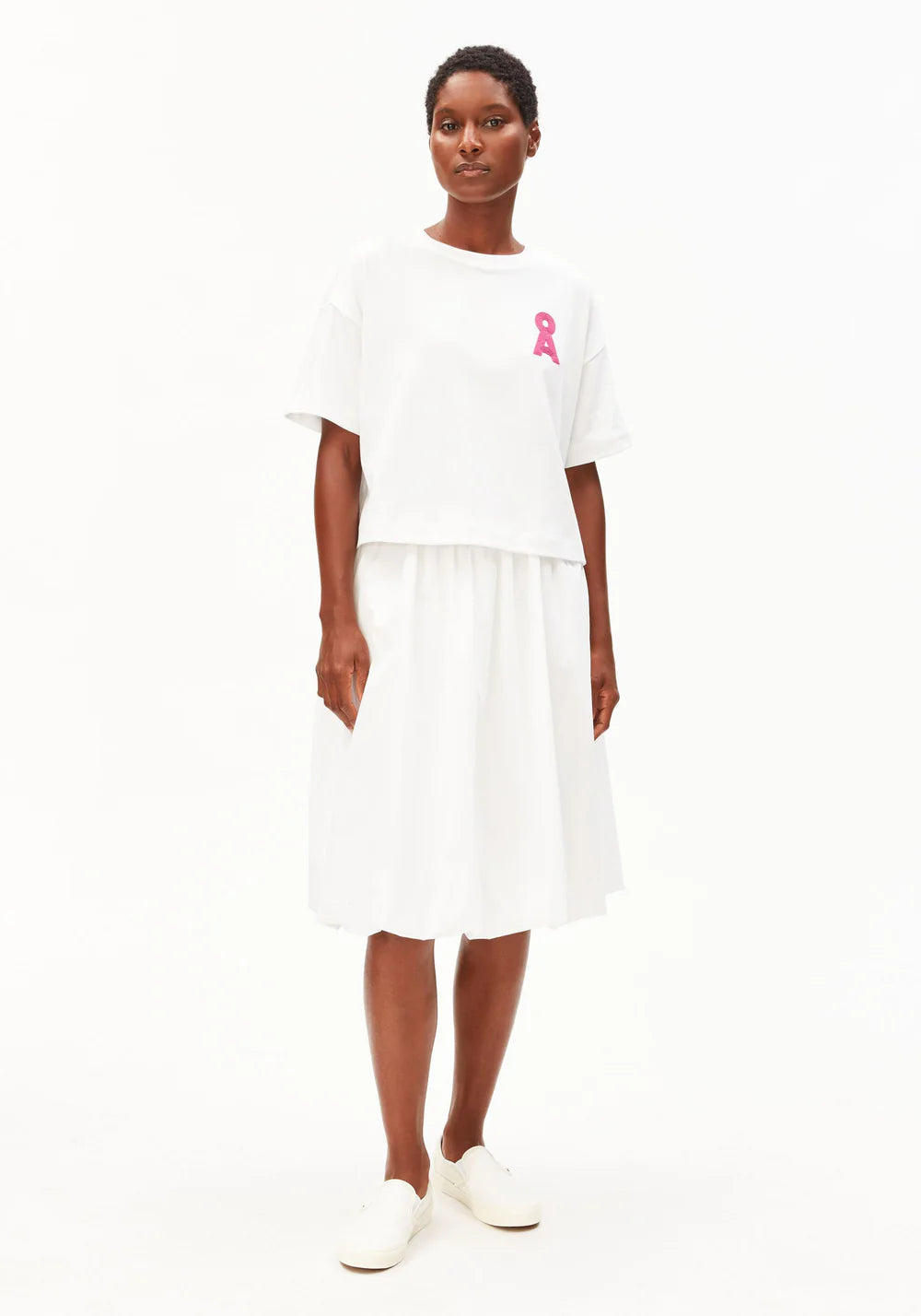 Armedangels - ALBERTARAA Shirts T-Shirt white - WERTE FREUNDE