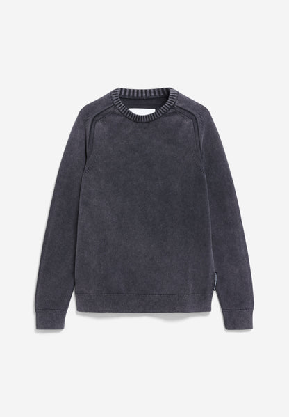 Armedangels - VAANJO GMT DYE Strick Pullover black - WERTE FREUNDE