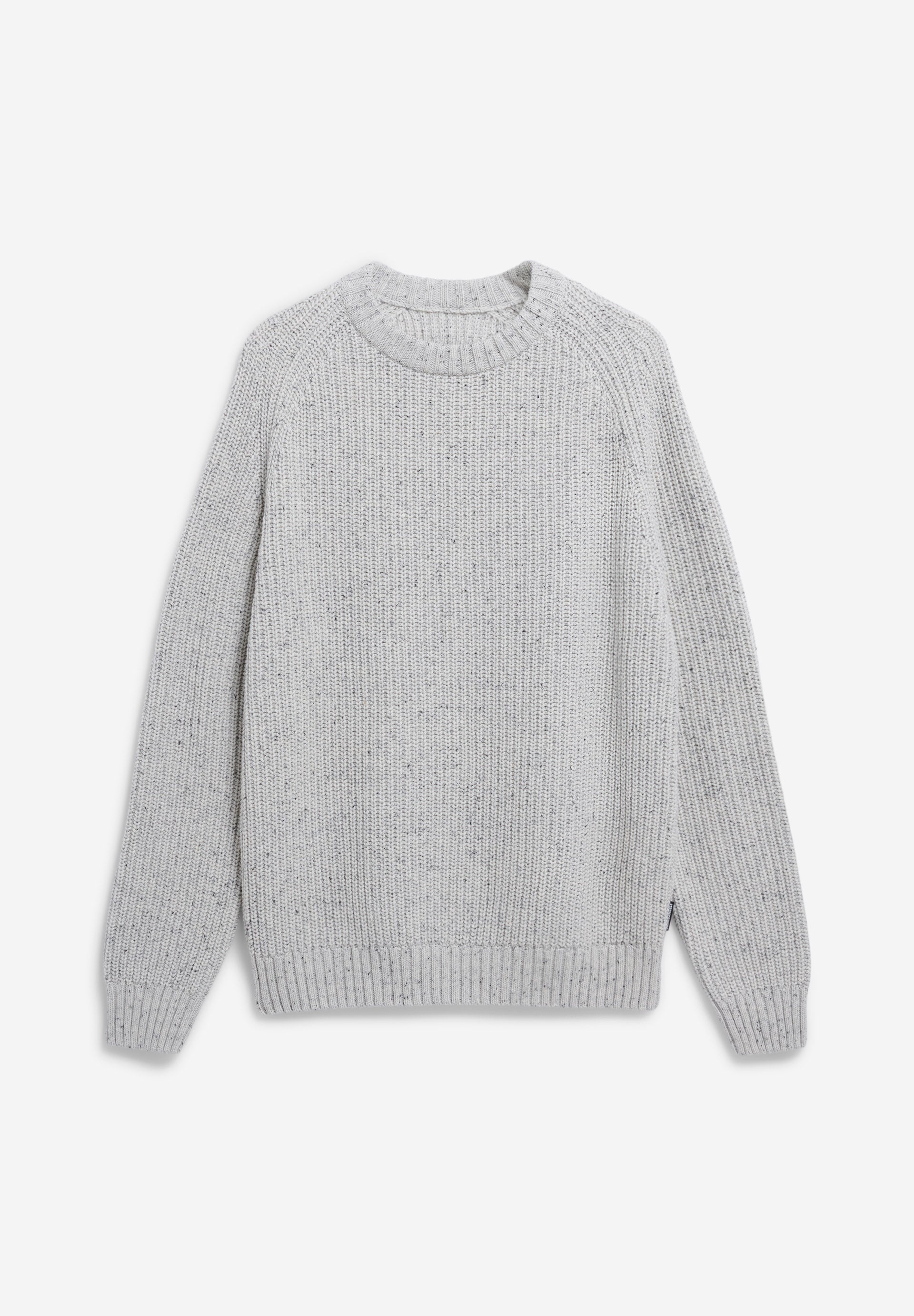 Armedangels - KIAANO TWEED Strick Pullover oatmilk-black tweed - WERTE FREUNDE