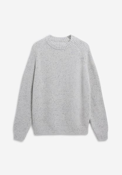 Armedangels - KIAANO TWEED Strick Pullover oatmilk-black tweed - WERTE FREUNDE