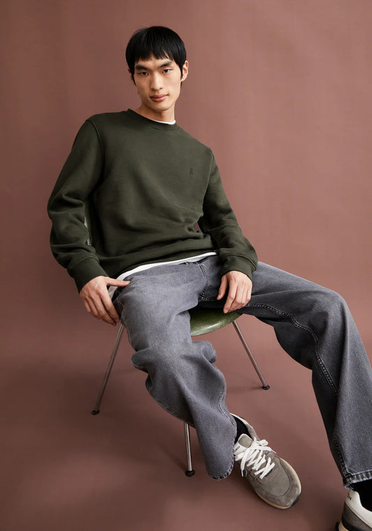 Armedangels - BAARO FLEECE Sweatshirts forest pine - WERTE FREUNDE