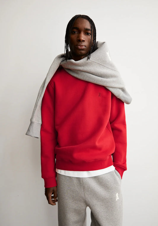 Armedangels - BAARO FLEECE Sweatshirts scarlet red - WERTE FREUNDE