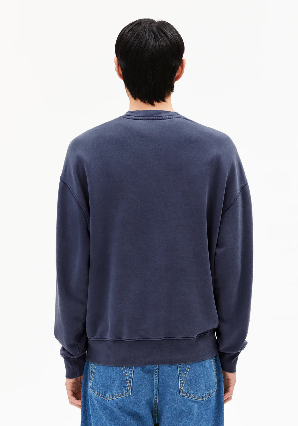 Armedangels - ICONIC Å EMAAL GMT DYE Sweatshirts blue noon washed - WERTE FREUNDE