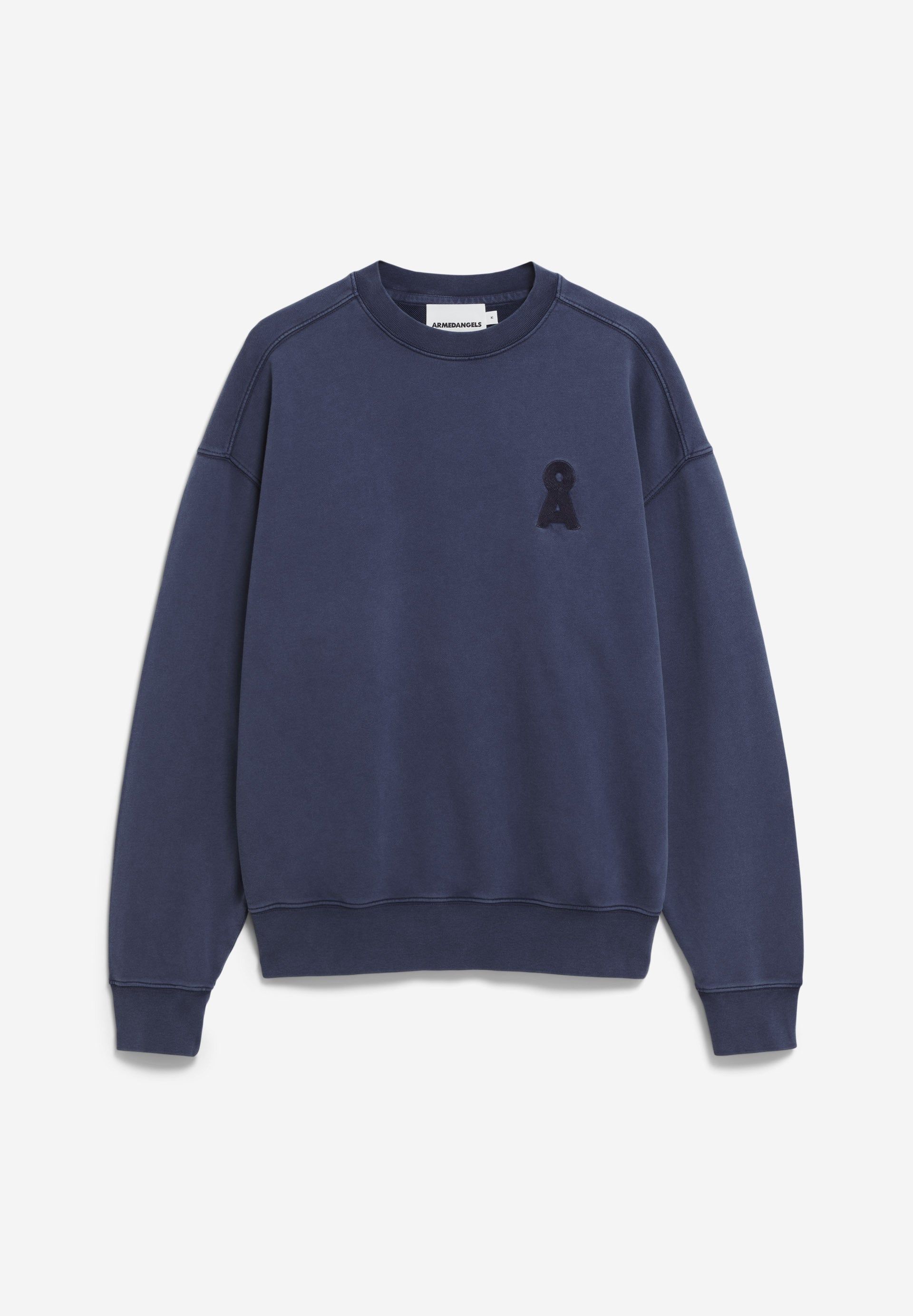 Armedangels - ICONIC Å EMAAL GMT DYE Sweatshirts blue noon washed - WERTE FREUNDE