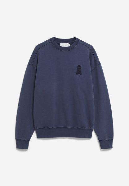 Armedangels - ICONIC Å EMAAL GMT DYE Sweatshirts blue noon washed - WERTE FREUNDE