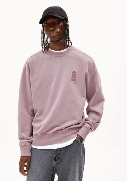 Armedangels - ICONIC Å EMAAL GMT DYE Sweatshirts light grape washed - WERTE FREUNDE