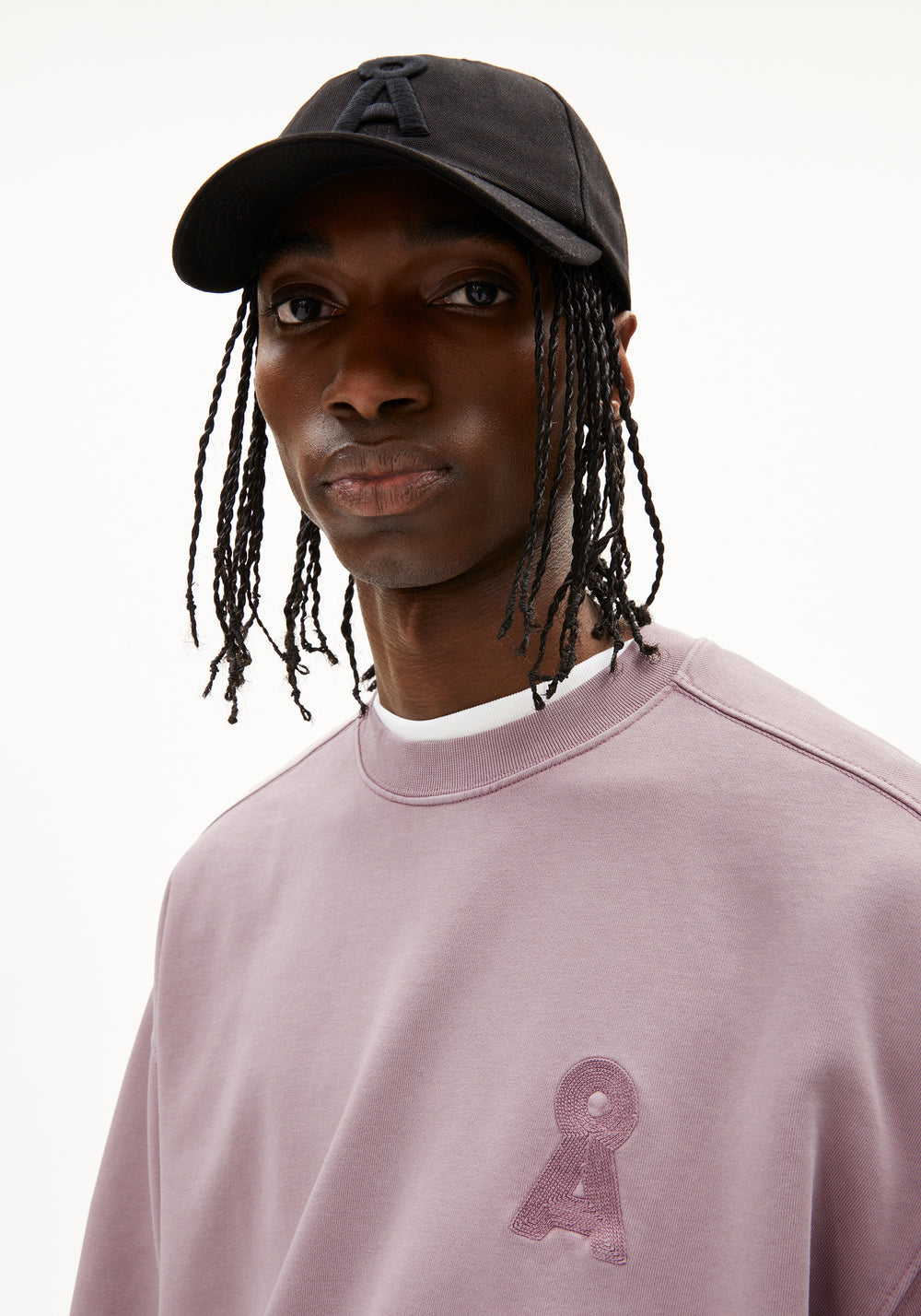 Armedangels - ICONIC Å EMAAL GMT DYE Sweatshirts light grape washed - WERTE FREUNDE