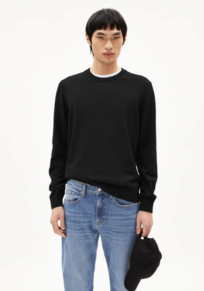 Armedangels - LOUKAA STRICKPULLOVER black - WERTE FREUNDE