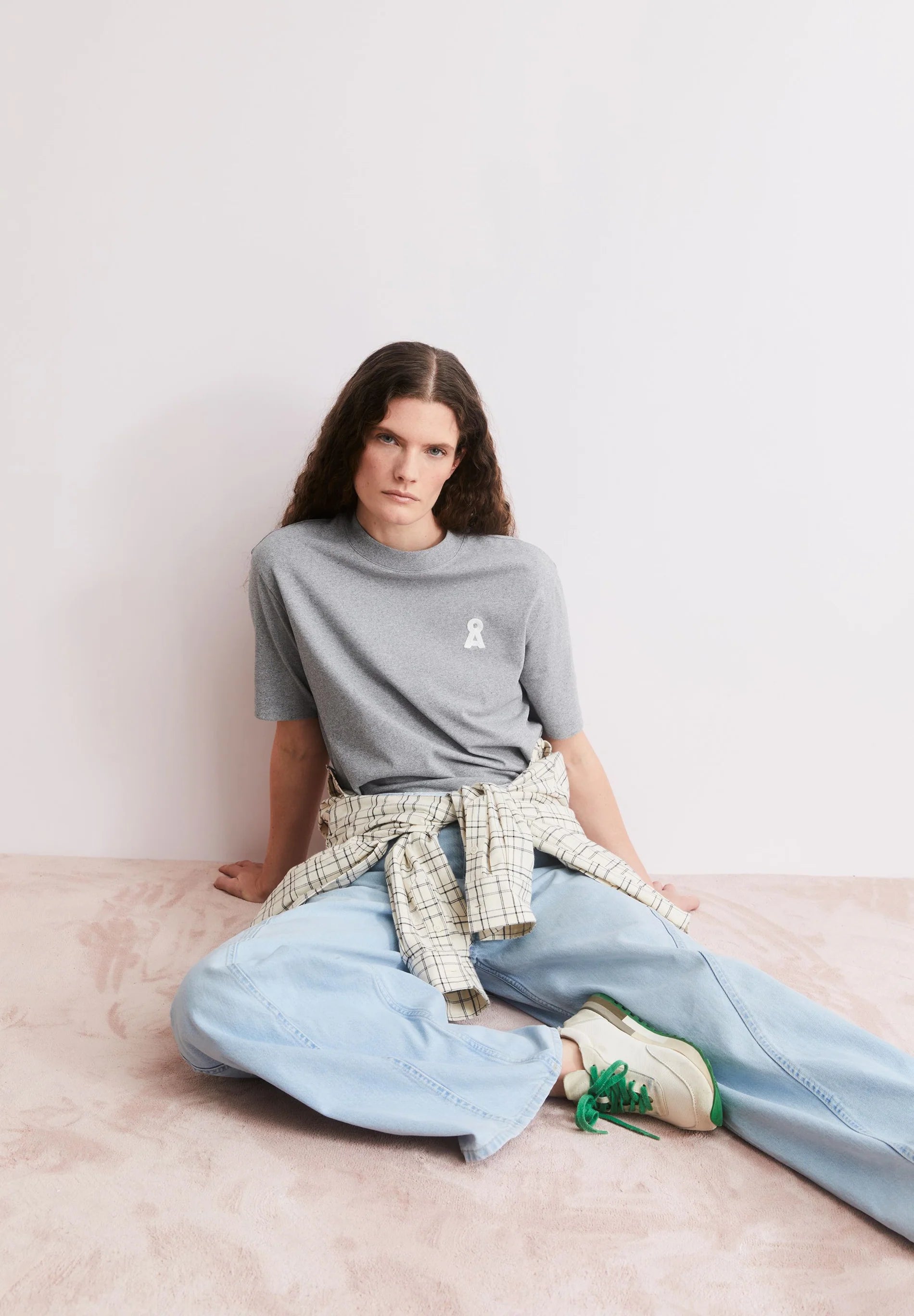 Armedangels - ICONIC Å TARJAA T-SHIRT silver melange - WERTE FREUNDE