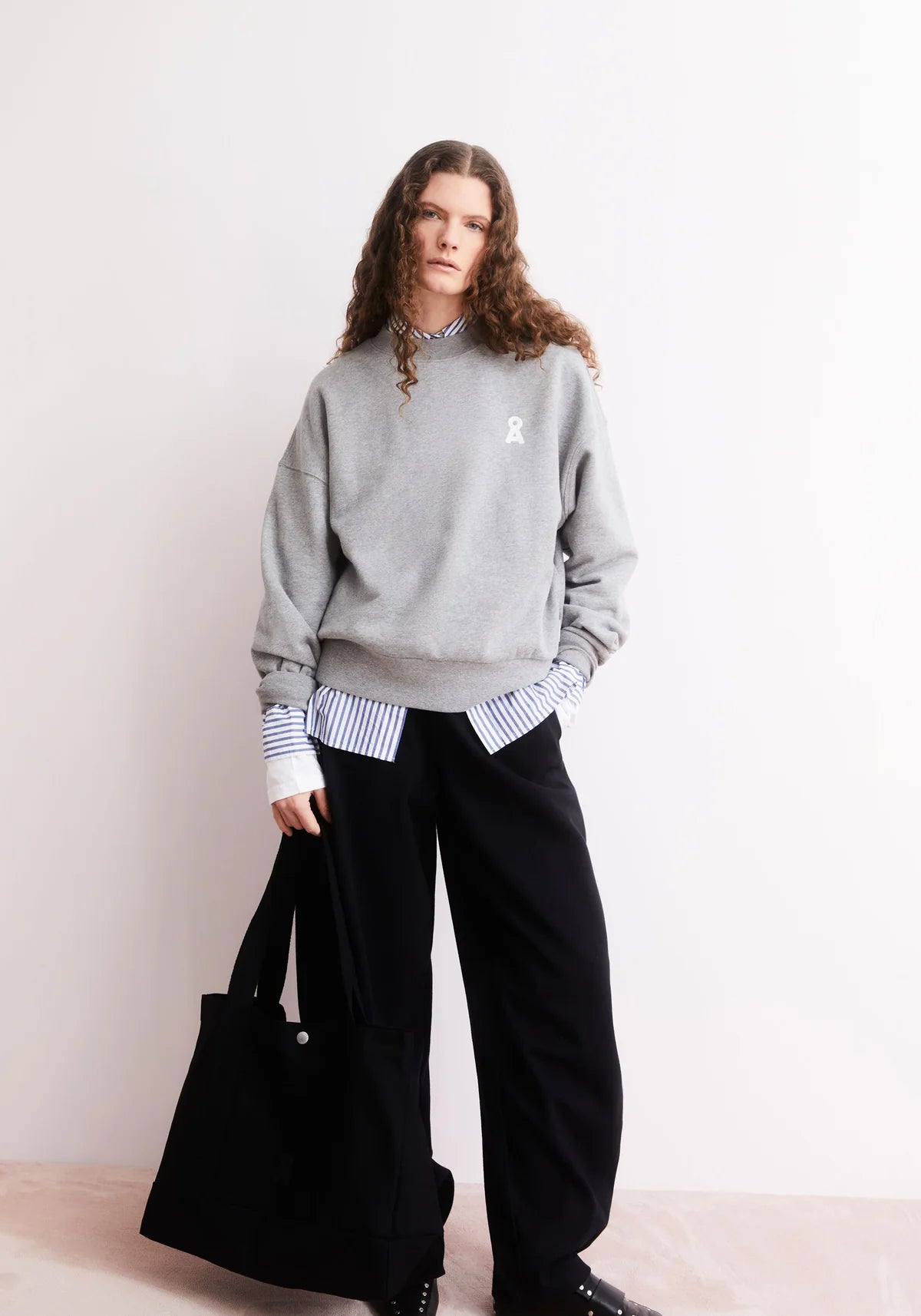 Armedangels - ICONIC Å ALIZAA SWEATSHIRT silver melange - WERTE FREUNDE