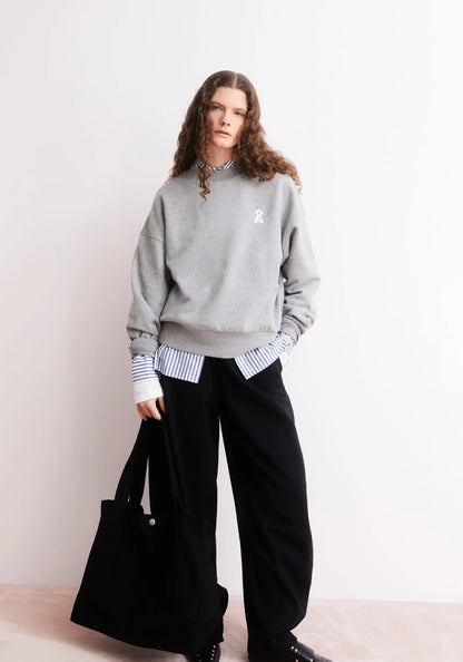 Armedangels - ICONIC Å ALIZAA SWEATSHIRT silver melange - WERTE FREUNDE