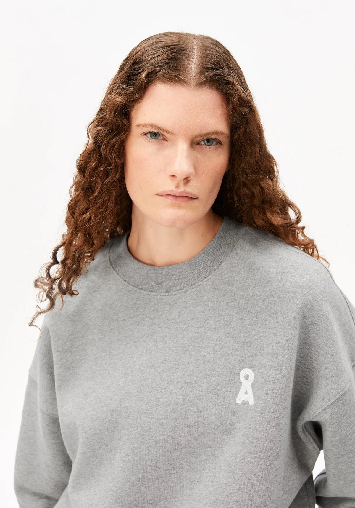 Armedangels - ICONIC Å ALIZAA SWEATSHIRT silver melange - WERTE FREUNDE