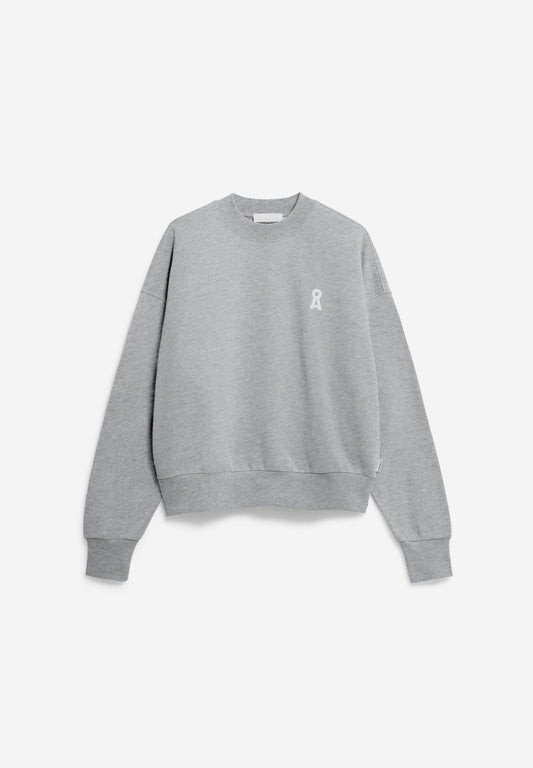 Armedangels - ICONIC Å ALIZAA SWEATSHIRT silver melange - WERTE FREUNDE
