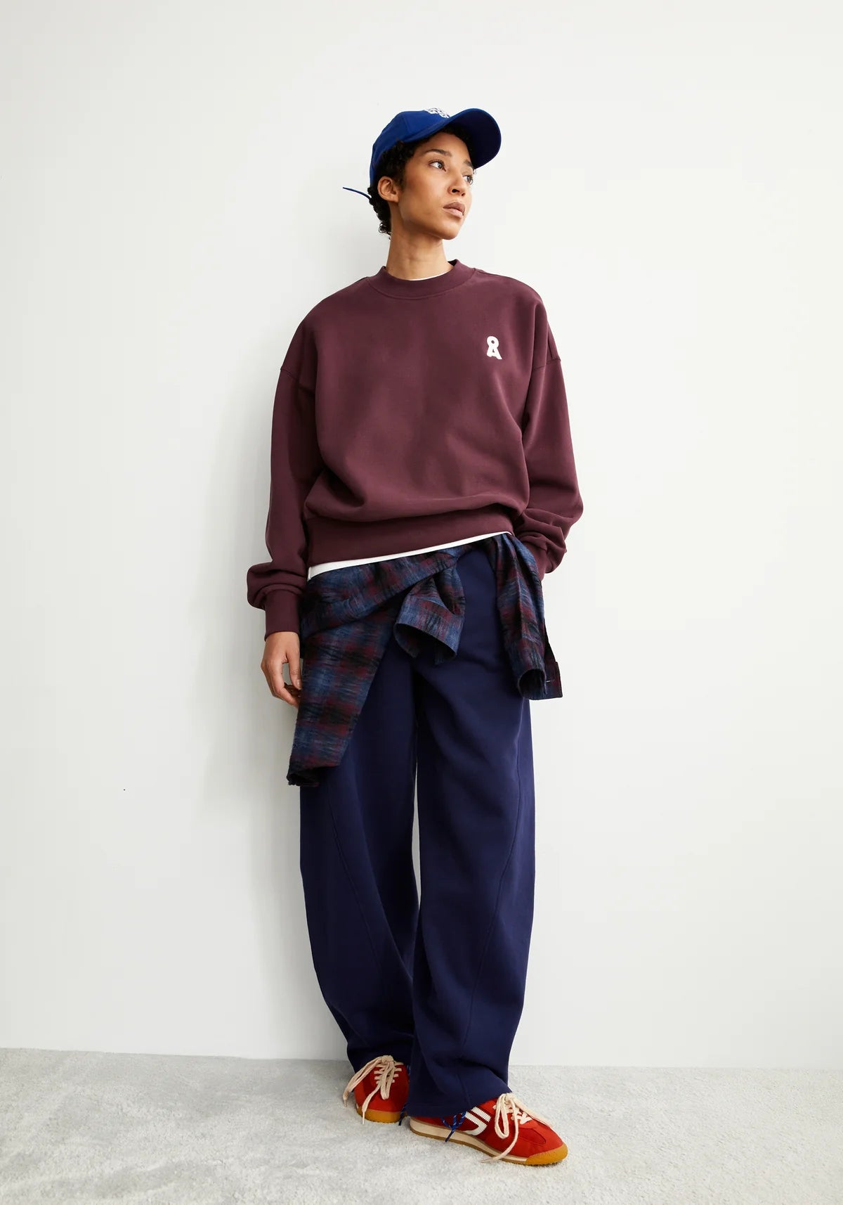 Armedangels - ICONIC Å ALIZAA Sweatshirts dark cranberry - WERTE FREUNDE