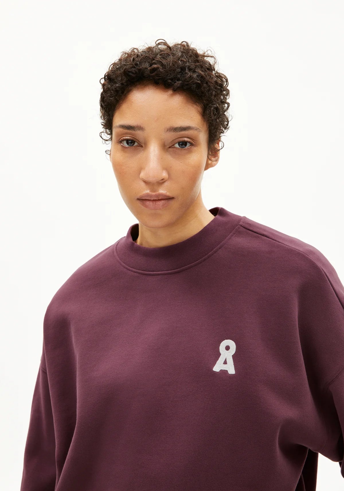 Armedangels - ICONIC Å ALIZAA Sweatshirts dark cranberry - WERTE FREUNDE