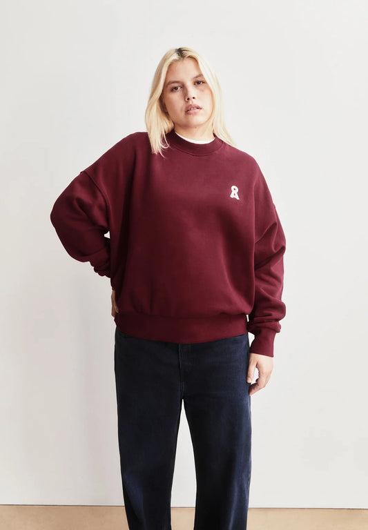 Armedangels - ICONIC Å ALIZAA SWEAT velvet red