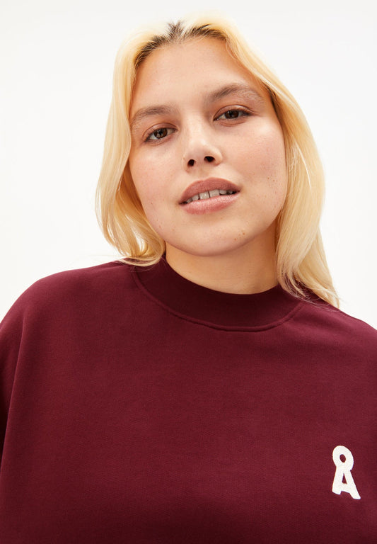 Armedangels - ICONIC Å ALIZAA SWEAT velvet red