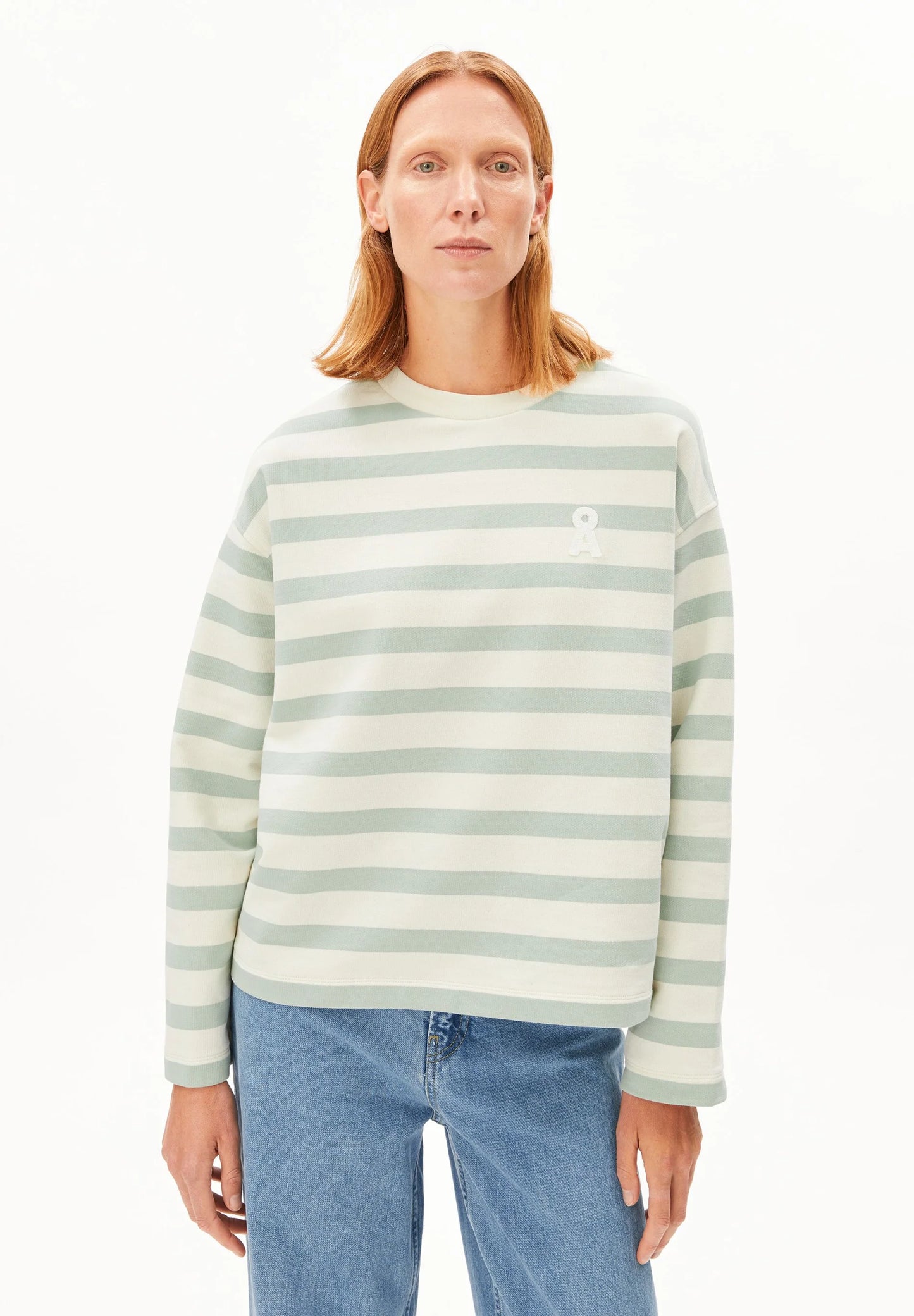 Armedangels - ICONIC Å FRANKAA BOLD SWEATSHIRT undyed-foam - WERTE FREUNDE