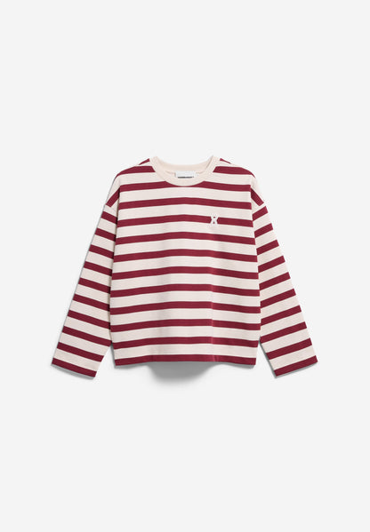 Armedangels - ICONIC Å FRANKAA BOLD SWEAT undyed-velvet red - WERTE FREUNDE