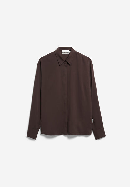 Armedangels - LARISAANA LONGSLEEVE BLOUSE claystone - WERTE FREUNDE