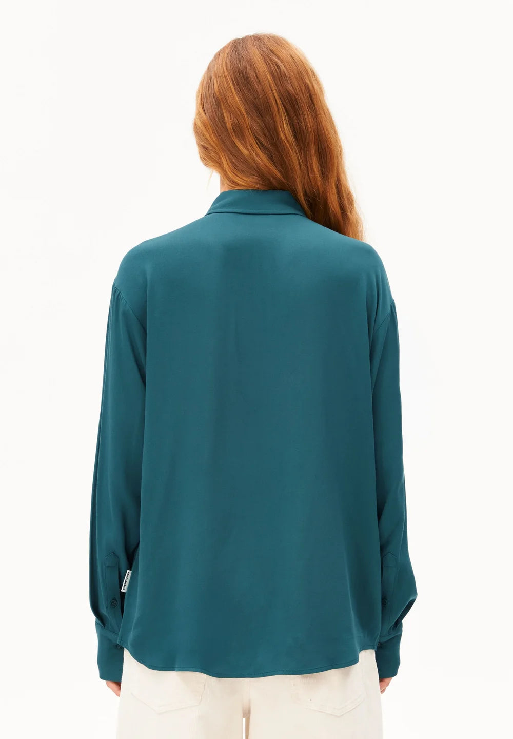 Armedangels - LARISAANA LONGSLEEVE BLOUSE Bluse langarm petrol velvet