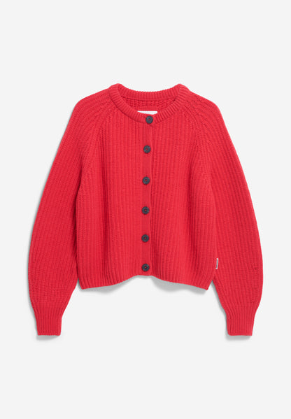 Armedangels - SELMAA Strick Cardigan candy apple - WERTE FREUNDE