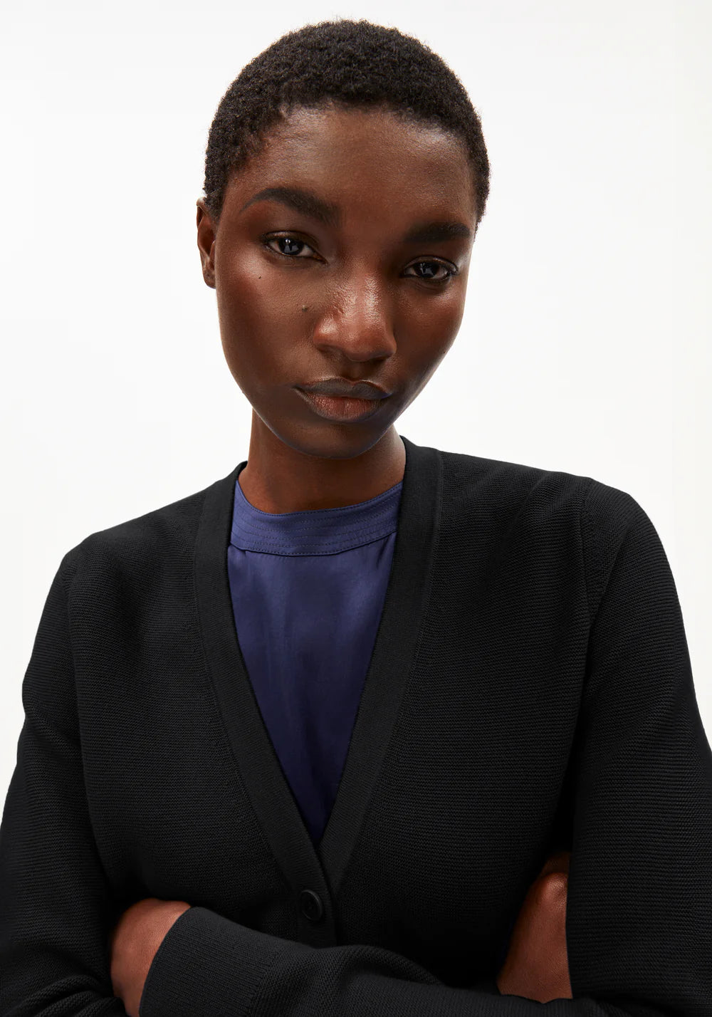 Armedangels - MENAAL LINKS LINKS Strick Cardigan black - WERTE FREUNDE