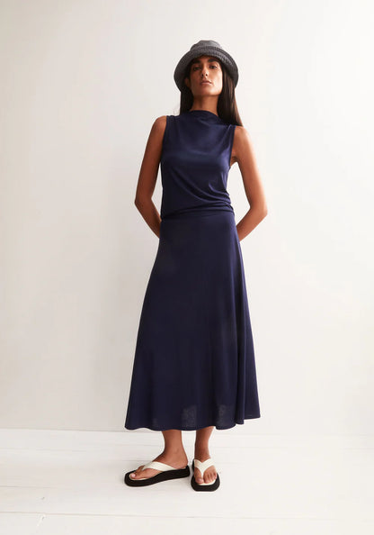 Armedangels - LAMINIAA TOP tinted navy - WERTE FREUNDE
