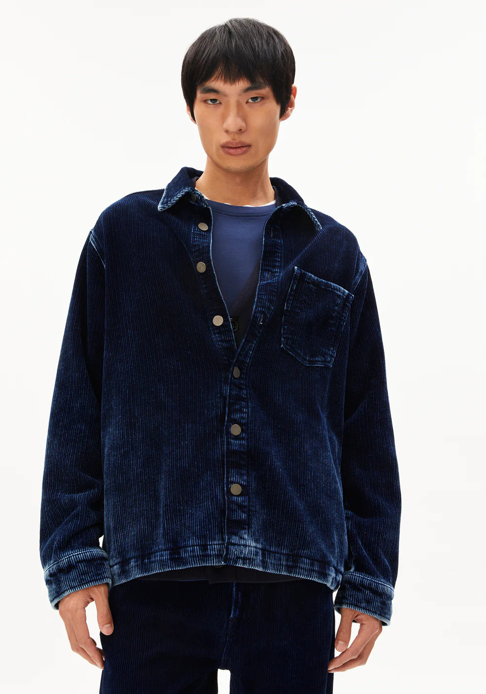 Armedangels - YUNAAI INDIGO CORD Jacken/Outerwear Overshirt indigo corduroy - WERTE FREUNDE