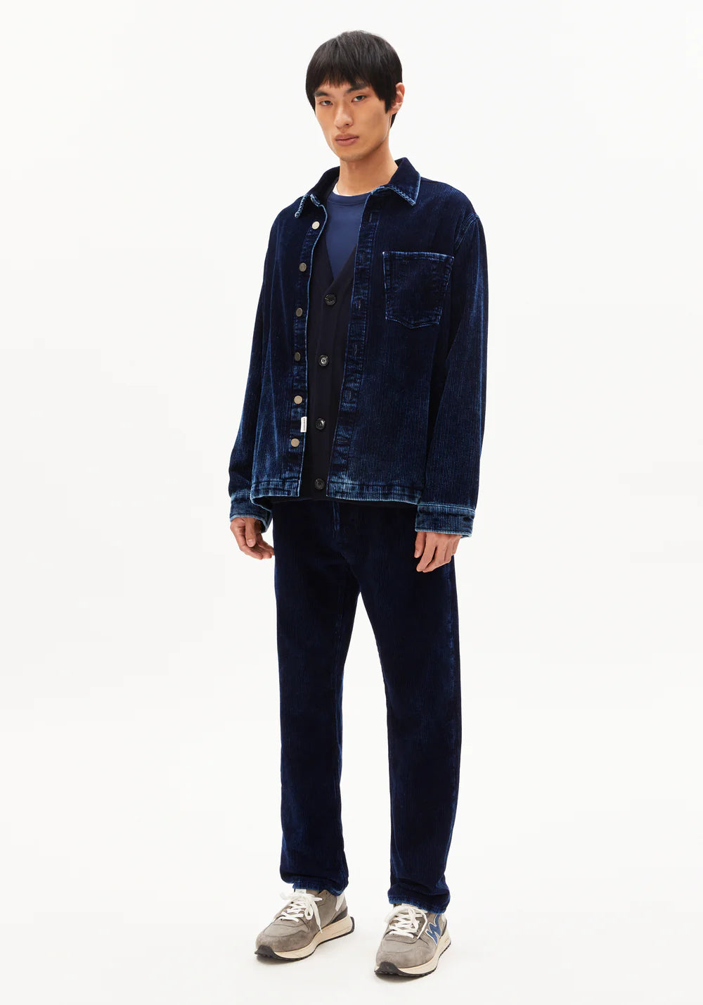 Armedangels - YUNAAI INDIGO CORD Jacken/Outerwear Overshirt indigo corduroy - WERTE FREUNDE