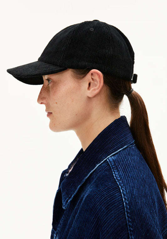 Armedangels - YENAAS CORD Accessoires Caps black - WERTE FREUNDE