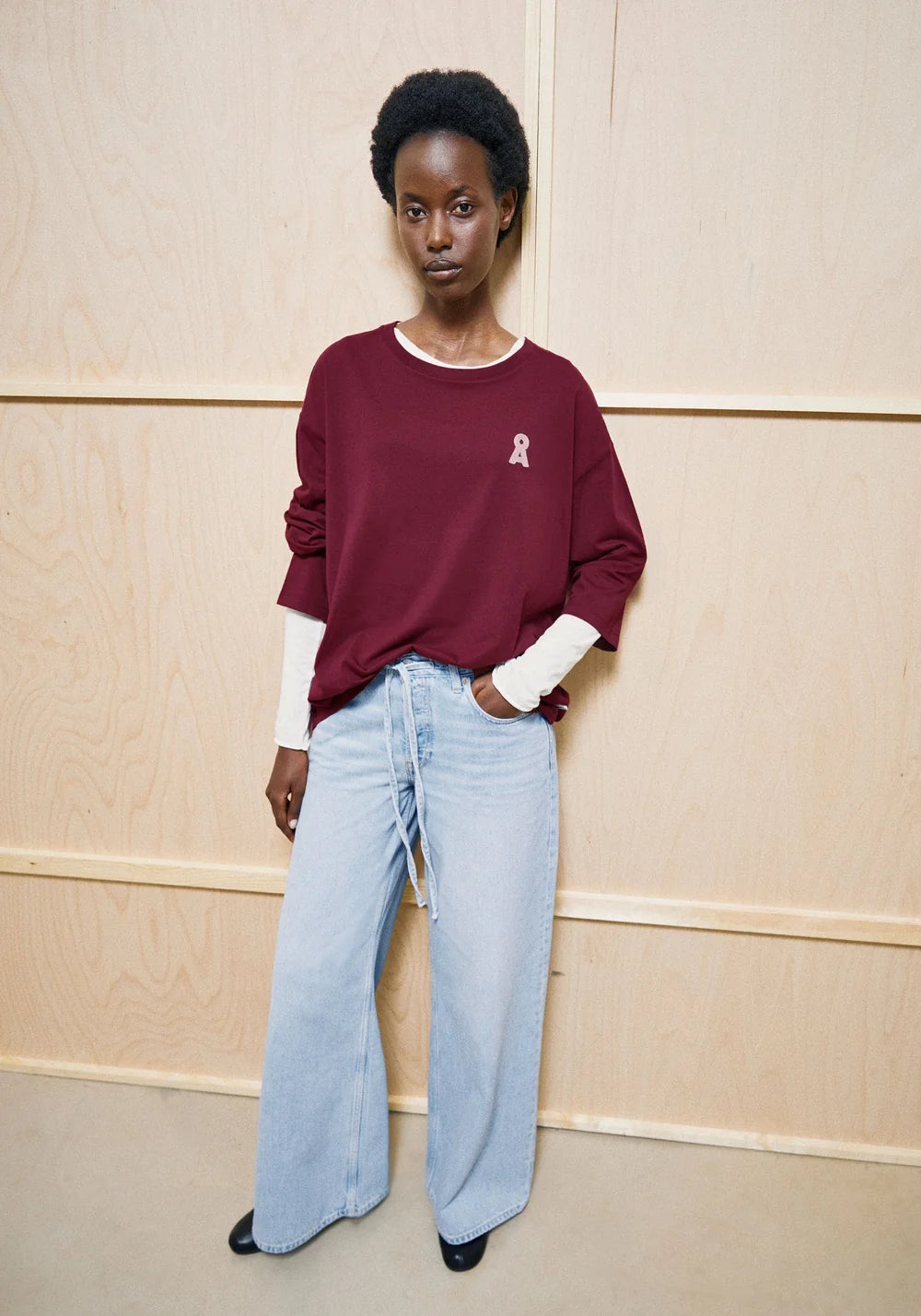 Armedangels - ICONIC Å FIETAA LANGARMSHIRT velvet red