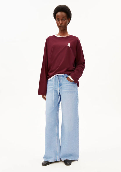 Armedangels - ICONIC Å FIETAA LANGARMSHIRT velvet red