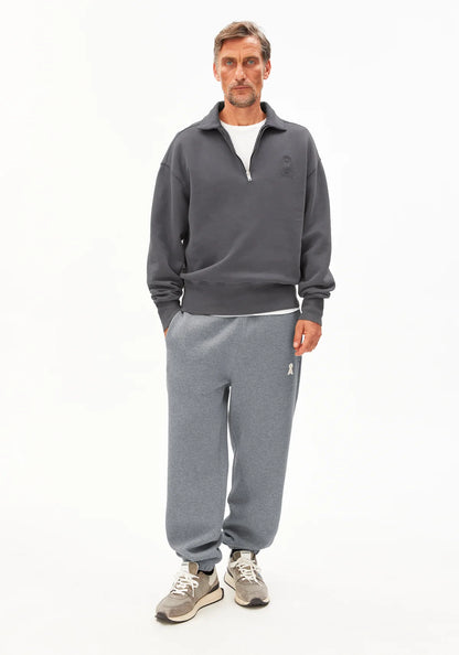 Armedangels - ICONIC Å TEMAAL GMT DYE Sweatshirts dark steel washed - WERTE FREUNDE